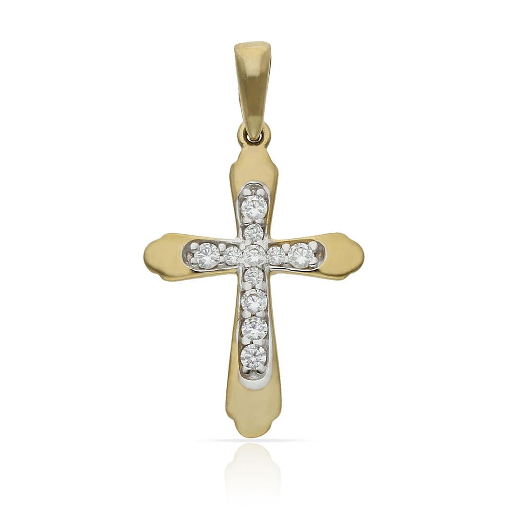 CRUZ DE ORO CON CIRCONITAS