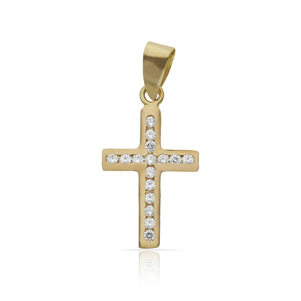 CRUZ DE ORO CON CIRCONITAS