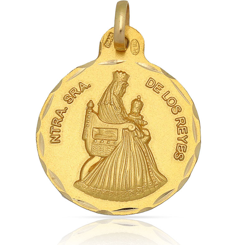 MEDALLA ORO 18KL V. DE LOS REYES