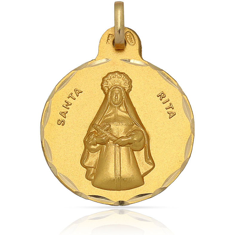 MEDALLA ORO 18 KL SANTA RITA