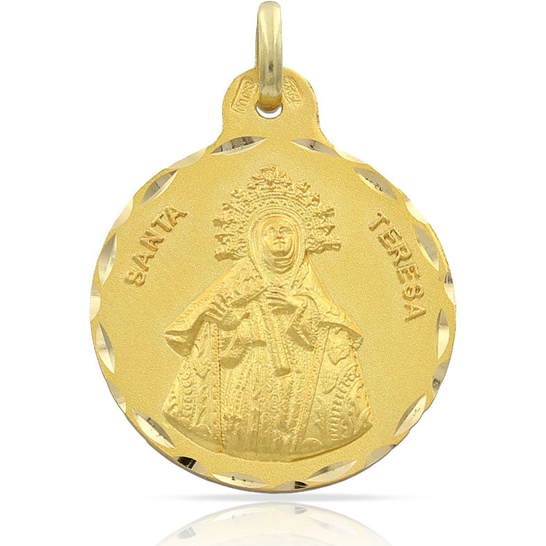 MEDALLA ORO 18KL V. SANTA TERESA