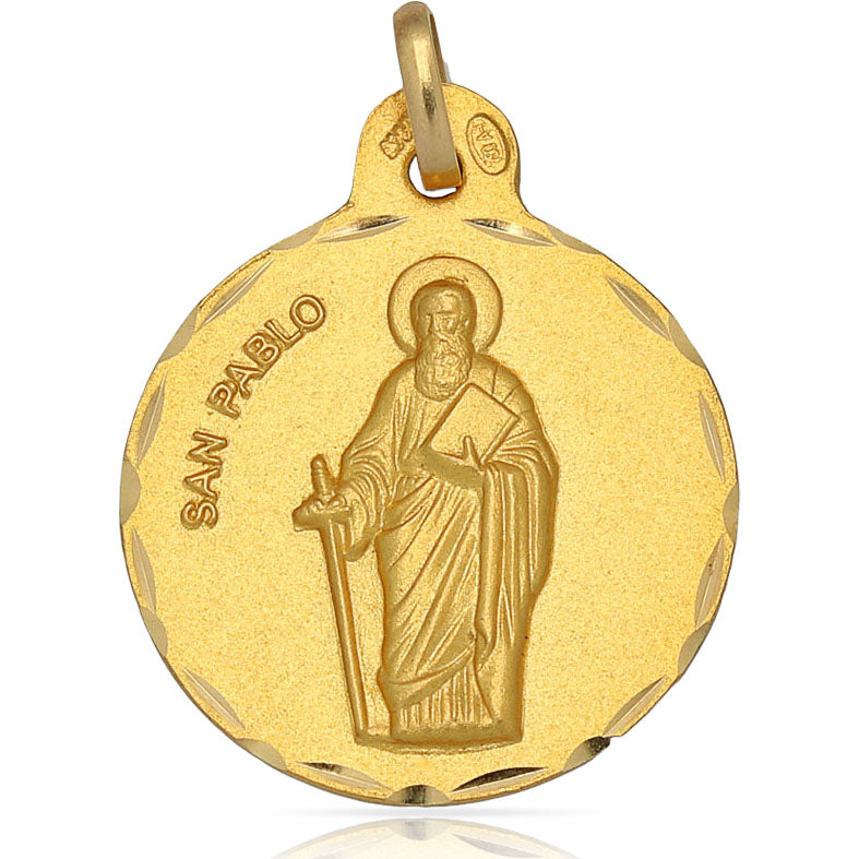 MEDALLA ORO 18KL SAN PABLO