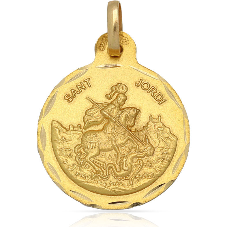 MEDALLA ORO 18KL SAN JORDI