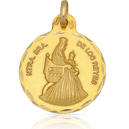 MEDALLA ORO 18KL V. DE LOS REYES