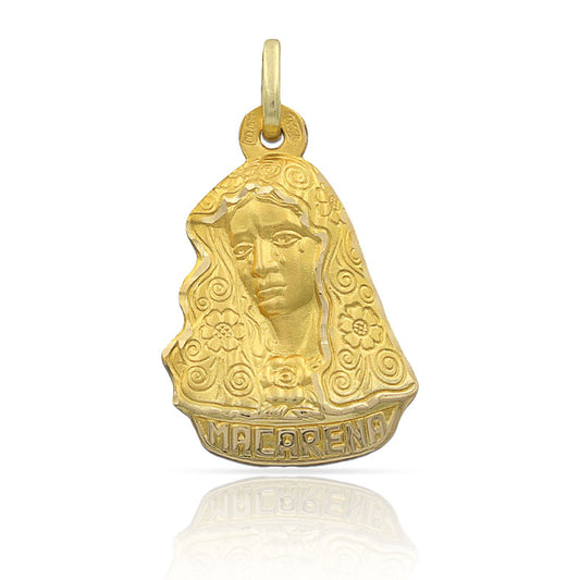 MEDALLA ORO 18KL MACARENA
