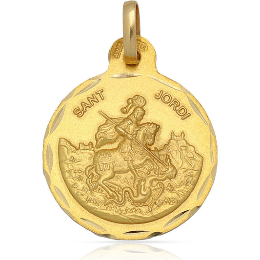 MEDALLA ORO 18KL SAN JORDI